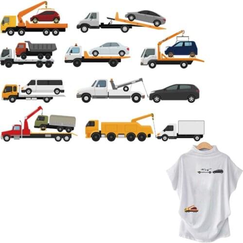 Utility Vehicle Clothing Badges Patches A-Level Washable Thermal Press Diy Vinyl Hoodies Tops Transfer Iron-On