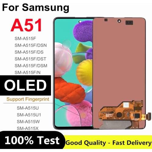 6.5" OLED For Samsung Galaxy A51 LCD A515F SM-A515F/DS A515F/DS A515F Display Touch Screen Digitizer For Samsung A515 Display