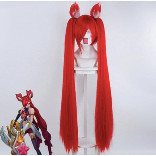 Game LOL Cosplay Wigs Jinx Cosplay Heat Resistant Synthetic Wig Hair Halloween Carnival Party Women Game Cosplay Wig
