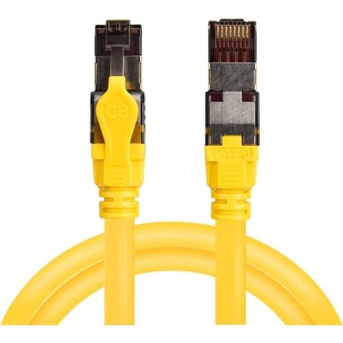 Cat8 Ethernet LAN Cable 40G 2000MHz Double Shielding RJ45 Internet Cable 1M 2M 3M 5M Cat 8 Ethernet Patch Cord RJ 45
