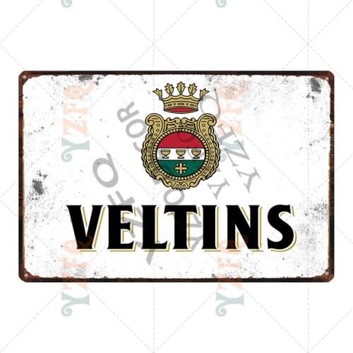 Beer Vintage Metal Plates For Wall Bar Home Pub Art Kitchen Coffee Decor 30X20CM DU-9935B
