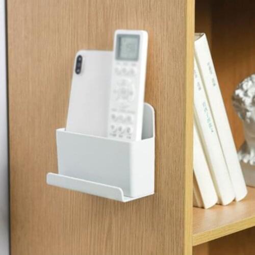 S/LOrganizer Remote Control Holder TV Wall Mounted Clear Storage Box Rack Remote Control Storage Box Portable For Home DIY Tool