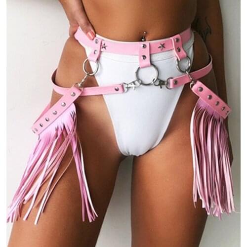 Fashion Patchwork Faux Leather Belts For Women Sexy Metal Chain Designer Belt Stage Performance Waistband Night Club Waist Belt