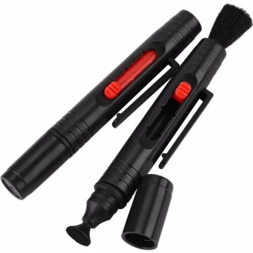 2pcs Onleny Camera Lens Cleaning Pen Portable Dust Cleaner Brush Kit for DSLR Cameras Lens Retractable Cleaning Brush