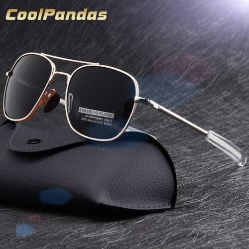 Classic Top quality USA Air Force military Aviation Men Polarized Sunglasses Driving Women Sun Glasses Oculos de sol Masculino