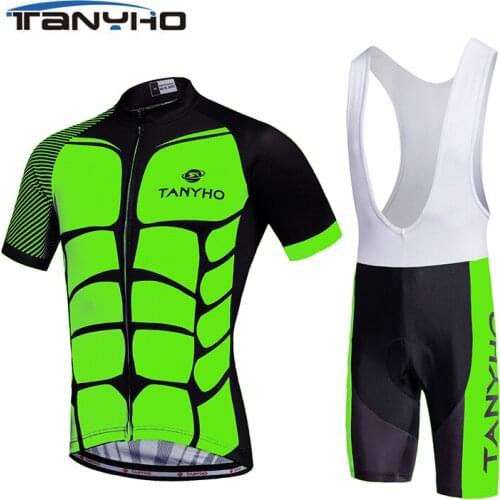 Sports Suit Tanyho Cycling Jersey Summer Team Short Sleeves Bike Clothing Ropa Ciclismo Breathable Bicycle Cycling Set