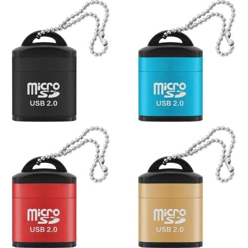 USB 2.0 Micro SD TF Card Reader Adapter Portable Mobile Phone Memory Card Reader for Car Audio Reader Laptop Accessories