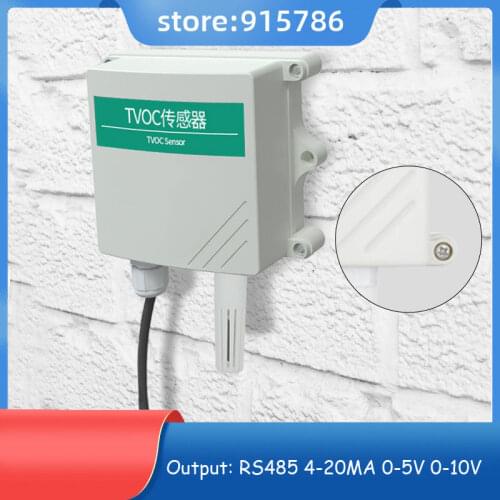 RS485 MODBUS waterproof wall-mounted TVOC gas detector air quality transmitter tvoc sensor 4-20MA 0-5V safety gas detection