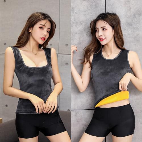 3XL Plus cashmere Spring Warm Velvet Thermal Clothing For Women Winter intim Underwear thermos Tops bustier corset Female