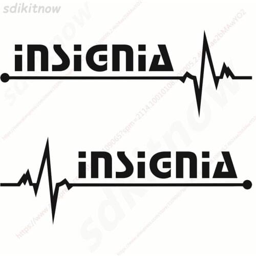 1pair New Heart Car Decal Sticker Styling Windows Door Decoration For Opel Insignia 2009 2011 2014 2018 accessories