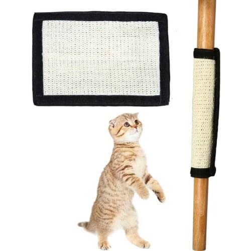 1Pcs Kitten Cat Scratch Board Furniture Protect Pad Sisal Scratcher Mat Claws Care Cat Toy Sofa Scratching Post Protector