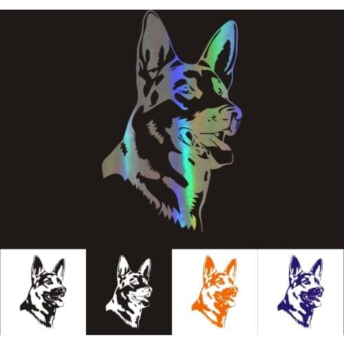 18*12cm Viny Waterproof Car Sticker Cool Friend Shepherd Car Bumper Decals Car Styling Decoration Door Window Vinyl Stickers