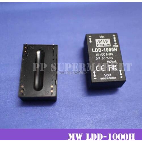 2pcs meanwell ldd-1000h led driver 1000mA
