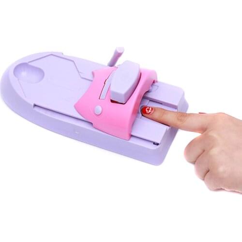 2020 Nail Art DIY Printer Printing Manicure Machine with 6 Metal Pattern Plates Nail Art Tool