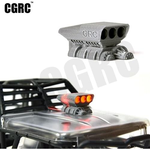 3D Printing Engine Boost Supercharger Model Decoration For 1/10 1/8 RC Crawler Car TRX4 RC4WD D90 D110 Axial Scx10 Wraith 90046