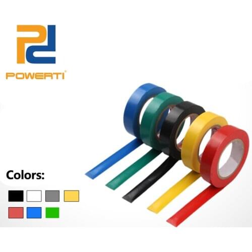 POWERTI 8pcs/lot Stick Racket Tape Over Grip Adhesive Reel Viscosity Tape Suit for Tennis/Badminton/Baseball Racket