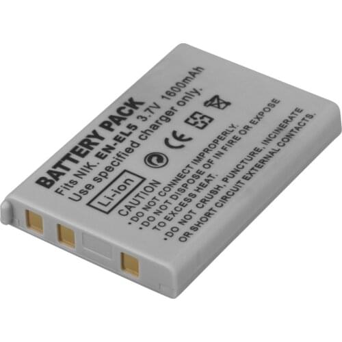 1Pcs EN-EL5 EN EL5 Digital Camera Battery for Nikon Coolpix P510 P520 5200 P4 P80 P90 P100 P500 P530 P5000 P5100 7900 P6000 3700