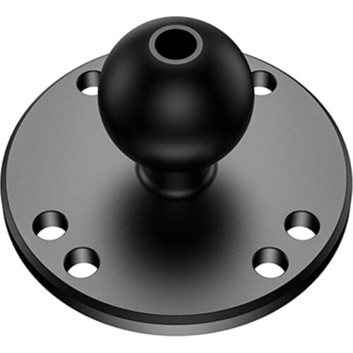 Aluminum Round Mounting Base with 1 Inch ( 25mm ) Ball Head Adapter for Mobile Phone GPS Navigation Devices