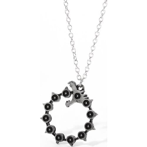 Anime The Seven Deadly Sins Meliodas Dragon Necklaces Punk Pendant Chain Necklace for men
