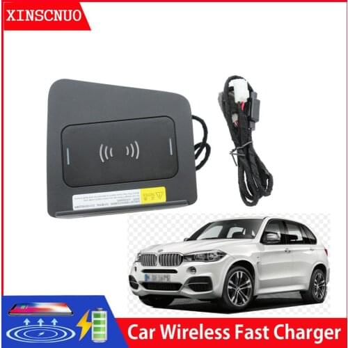 Car Accessories For BMW X5 F15 2015-2018 wireless charger for car Fast Charging Module Wireless Onboard Car Charging Pad