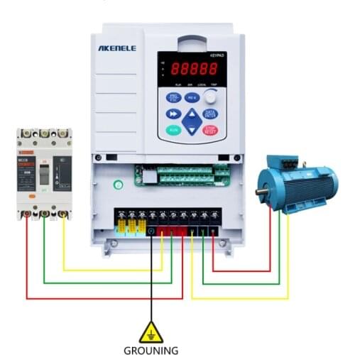Variable Frequency Drive,AC Three Phase 380V/440V 0.75KW 1HP 2.1Amps 0~400HZ Vector Control Speed Controller/Frequency Inverter
