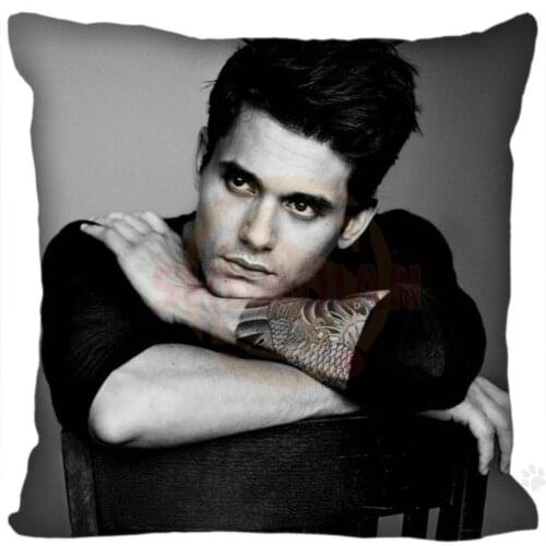 Custom John Mayer Pillow Case zipper 35x35cm 40x40cm 45x45cm 60x60cm two sides pillowcase Custom your image