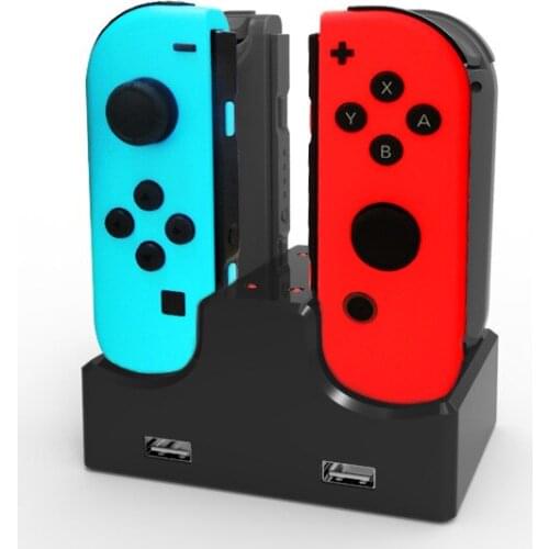 Four-in-one Charger 4 Handle Seat Charger Left And Right Handle Cradle Game Console Charging FOR Nintendo Switch Four Charger