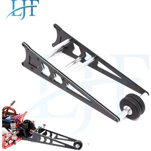 For Traxxas Slash 2WD Aluminum Alloy Tail Wheel Head-up Wheelie Bar for Traxxas Slash 2WD RC Car Modification Upgrade Part L291