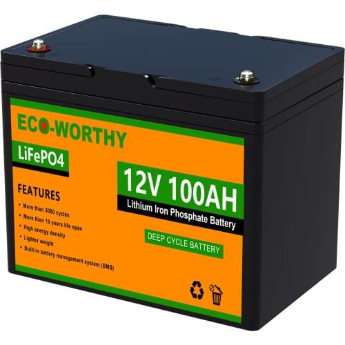 ECO－WORTHY Rechargeable Batteries