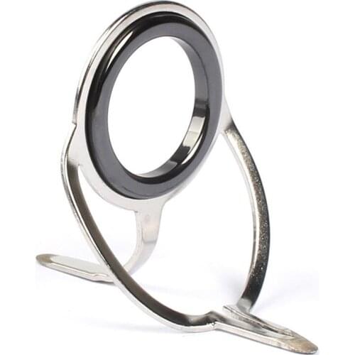 Fishing Line Ring Stainless Steel Fishing Line Ceramic Guide Hoop