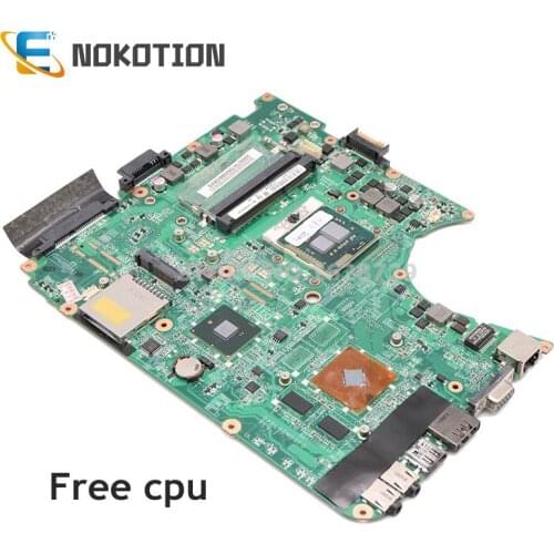 NOKOTION A000076410 DABL6DMB8F0 PC Mainboard For Toshiba Satellite L655 Laptop Motherboard HM55 DDR3 works free cpu
