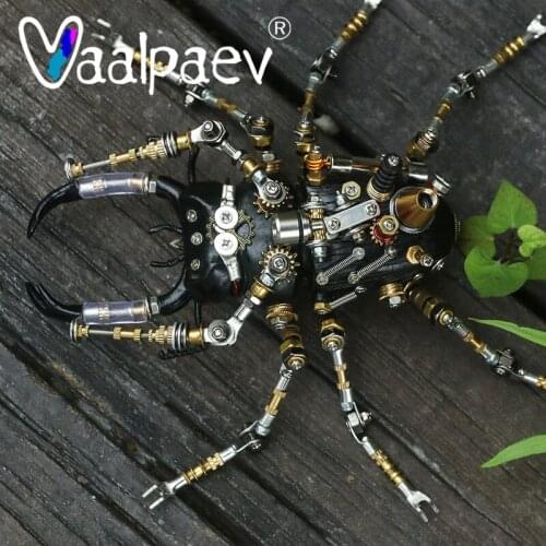 Mechanical Mutant Insect Robot Iron Beetle 3D Metal Puzzle DIY Assemble Building Blocks Toys for Adult Men Boys Creative Gift