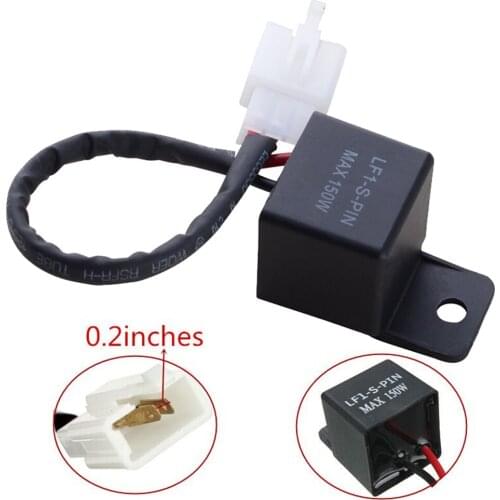 Motorcycle 2 Pin 12V Signal Rate Control Relay Electronic LED Turn Signals Light Flasher Blinker Flasher Relay Motorcycle Parts