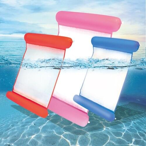 5 Colors Water Hammock Recliner Inflatable Floating Bed Swimming Pool Floating Swimming Mattress Sea Swimming Ring