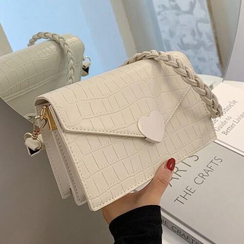 Niche bag womens 2021 new fashion popular versatile texture single shoulder bag with small square bag