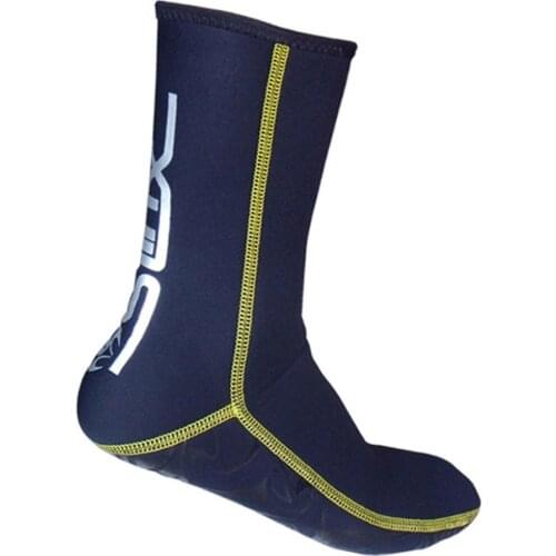 SLINX Diving Socks 3mm Nylon Snorkel Non-slip Flippers Socks Swimming Sock Winter Warm Pool Men Woman Adults brand new 1 pair