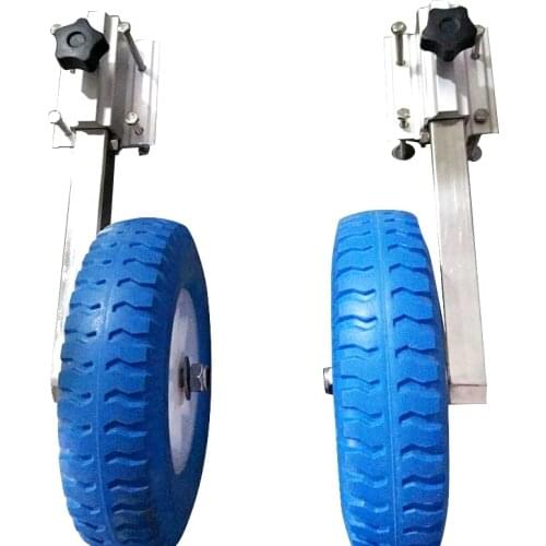 Newest Stainless Steel Boat Transom Launching Wheel For Inflatable Boat Kayak Dinghy Yacht Raft Trolley Kayak Accessories