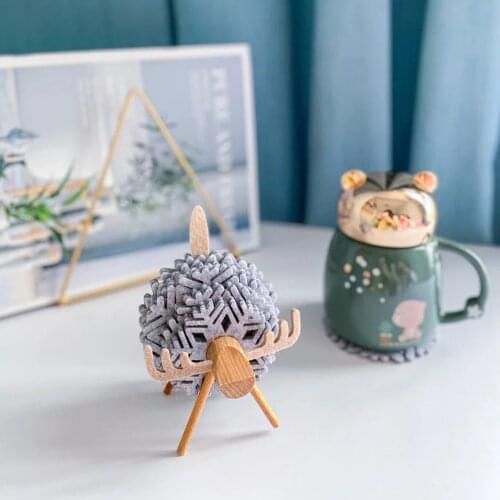 New Sheep Shape Anti Slip Cup Pads Coasters Insulated Round Felt Cup Mats Japan Style Creative Home Office Decor Art Crafts Gift