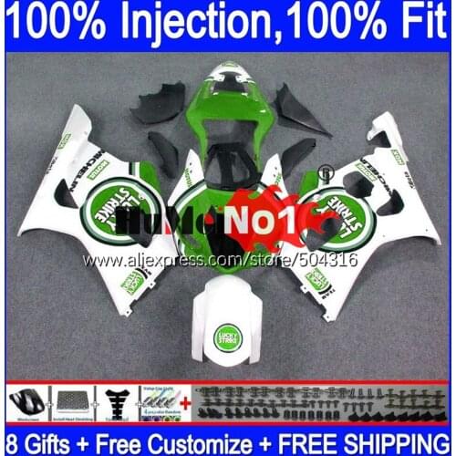 OME For SUZUKI GSXR 1000 GSXR-1000 2003 2004 20MC.183 GSX-R1000 K2 1000CC GSX R1000 K3 03 04 GSXR1000 03 04 Lucky green Fairings
