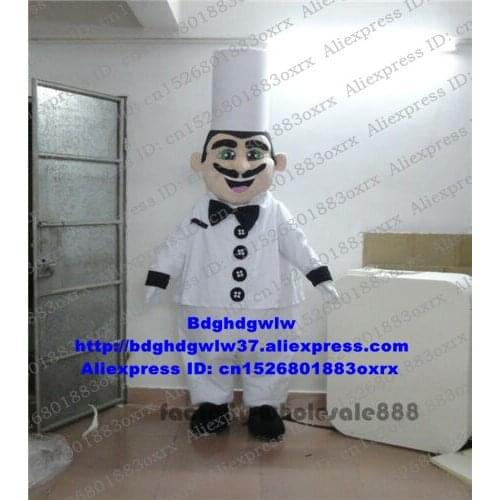 Baker Chef Restaurant Dress Cook Kitchener Mascot Costume Adult Cartoon Character Shop Celebration Commercial Street zx2881