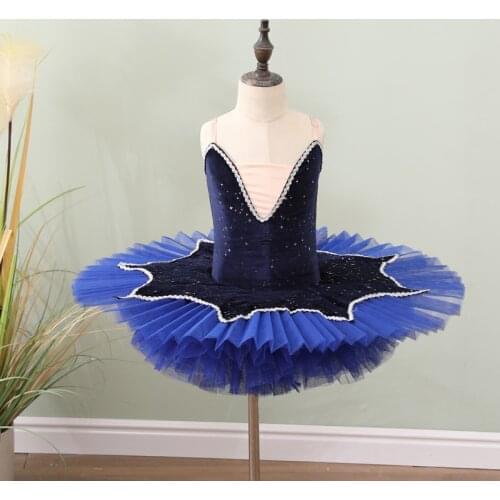Robe tutu de ballet professionnelle pour filles, rouge, tenue de danse, costume de Performance, pour enfants, tenue de carnaval
