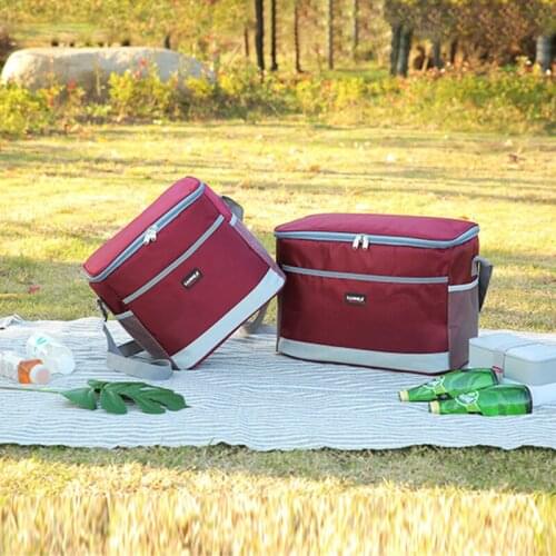 Picnic Bags Outdoor Camping Multi Waterproof Student Lunch Bag Adjustable Shoulder Strap Carrying Lunch Box For Adults