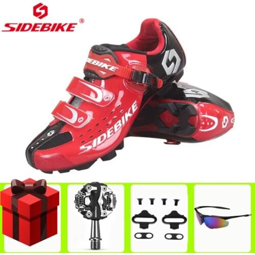 SIDEBIKE Cycling Shoes Men Sapatilha Ciclismo Mtb Mountain Bike Shoes SPD Pedals Self-locking Breathable Riding Women Sneakers