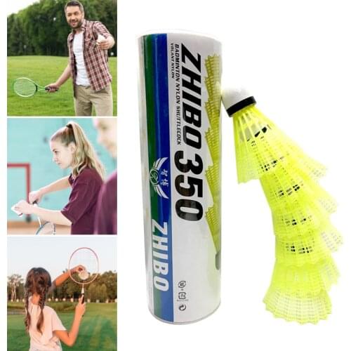 Nylon Badminton Shuttlecocks with Great Stability Durability Indoor Outdoor Sports Training Balls PR Sale