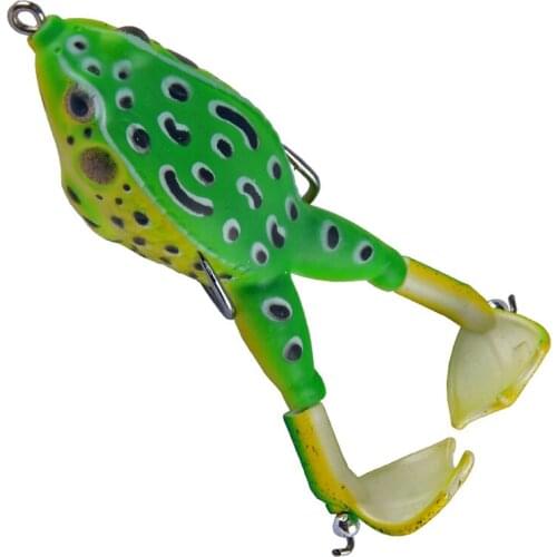 90mm/13.5g Bionic Silicone Frog High Quality Soft Lure 3D Eyes Anti-Corrosion Bionic Professional Fishing Lure Soft Bait