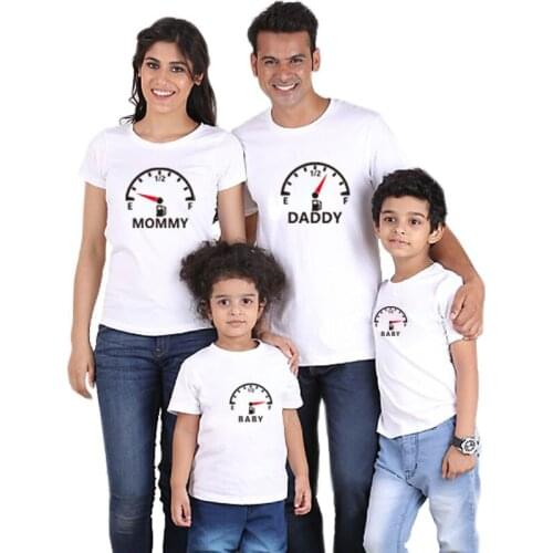 Funny Tops Unisex Casual T-shirt Family Matching Clothes Novelty Tshirt for Daddy Mommy Tees Harajuku Tshirt