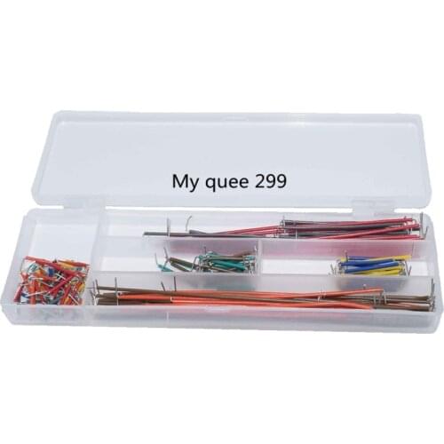 14kind 10strip = 140pcs U Shape Solderless Breadboard Jumper Cable Wire Kit For PCB Bread Board
