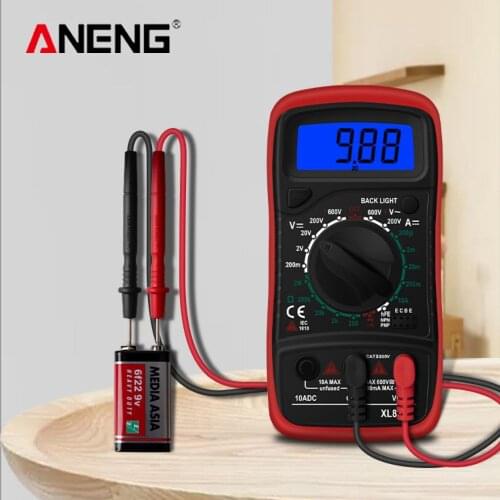 ANENG XL830L Digital Multimeter Esr Meter Testers Automotive Electrical Dmm Transistor Peak Tester Meter Capacitance Meter