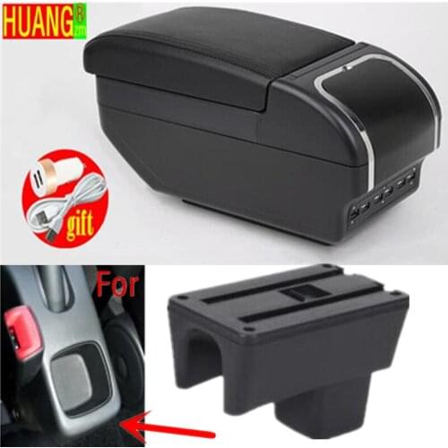 For Suzuki Swift Armrest Box 2005-2019 Car Armrest car accessories interior storage Box Retrofit parts USB 2011 2014 2017 2018