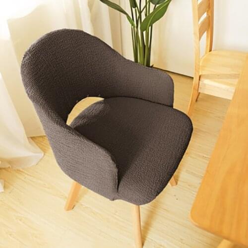 Chair Cover Thicken Conjoined Cotton Hollow Leisure Household Elastic European Office Dining Table Modern Chair Protect Cover